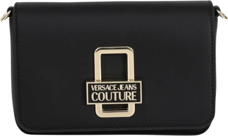 Versace Jeans Couture Stijlvolle schoudertas voor vrouwen Black Dames