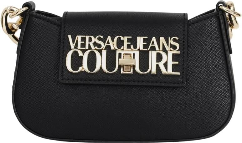 Versace Jeans Couture Shoulder bag with logo Zwart Dames