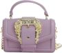 Versace Jeans Couture Shoulder bag with baroque buckle Paars Dames - Thumbnail 6