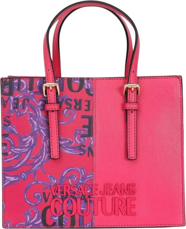 Versace Jeans Couture Stijlvolle Tassen Collectie Pink Dames