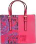 Versace Jeans Couture Stijlvolle Tassen Collectie Pink Dames - Thumbnail 1