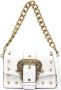 Versace Witte Schoudertas met Gouden Gesp White Dames - Thumbnail 1