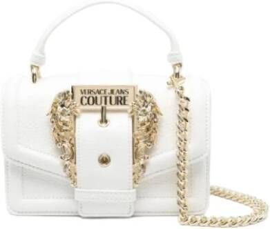 Versace Jeans Couture Witte tassen voor stijlvolle outfits White Dames