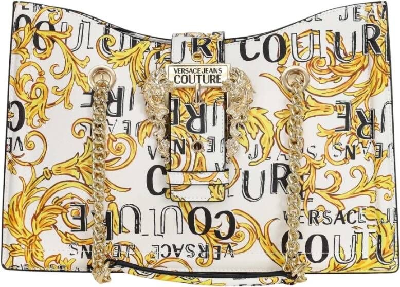 Versace Jeans Couture Logo Couture Shoulder bag Wit Dames