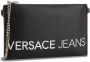 Versace Jeans Couture Zwarte en Witte Versace Jeans Clutch Black Dames - Thumbnail 1