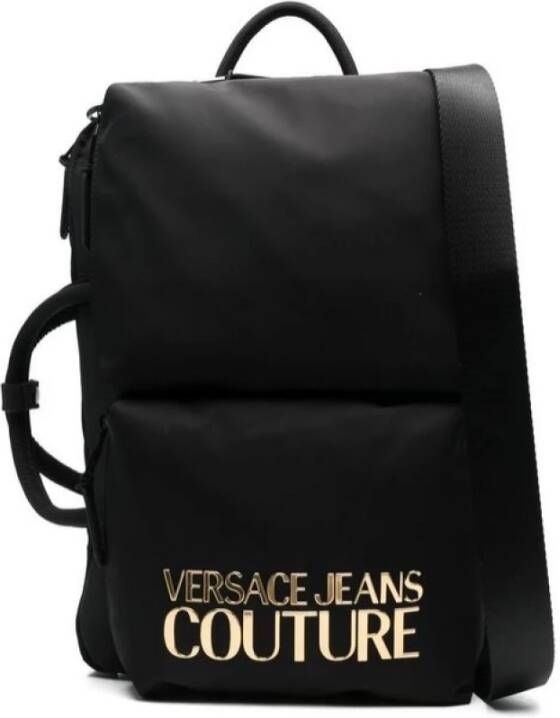 Versace Jeans Couture Zwarte Couture Tassen Black Heren