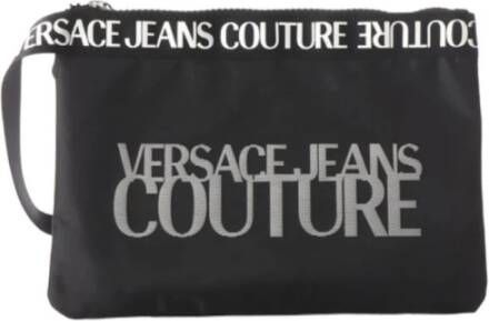 Versace Jeans Couture Zwarte Heren Polsband Pochette Black Heren