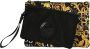 Versace Jeans Couture Zwarte Barok Print Clutch met Afneembare Logo Zak Black Heren - Thumbnail 1