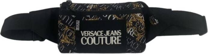 Versace Jeans Couture Nylon Logo Brush Couture All Over Heuptas Black Heren
