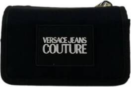 Versace Jeans Couture Zwarte Heren Logo Contrast Marsupio Black Heren