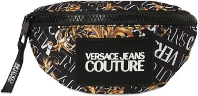 Versace Jeans Couture Logo Couture Mini Nylon Marsupio Black Heren