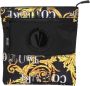 Versace Jeans Couture Zwarte Barok Print Heren Schoudertas Black Heren - Thumbnail 3