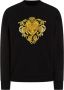 Versace Jeans Couture Barokke logo sweatshirt Zwart Heren - Thumbnail 1
