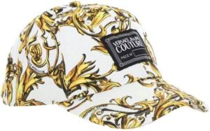 Versace Jeans Couture Baseball Baroque hat Wit Dames