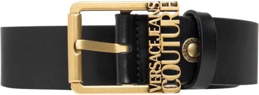 Versace Jeans Couture Zwart-Old Brushed Br Riem Black Unisex