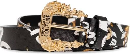 Versace Jeans Couture Belt with Garland motif Zwart Dames