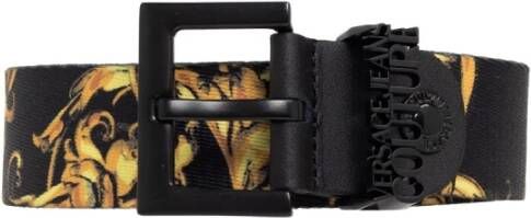 Versace Jeans Couture Belt with logo Zwart Heren