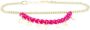 Versace Jeans Couture Logo Hanger Riem met een Luxueuze Uitstraling Pink Dames - Thumbnail 1
