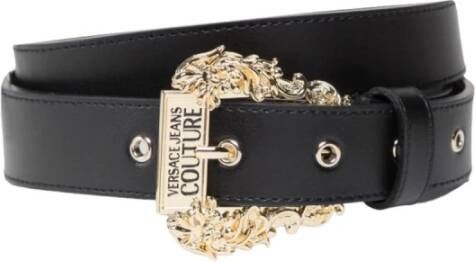 Versace Jeans Couture Zwarte Couture Riemen voor Vrouwen Black Dames