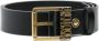 Versace Jeans Couture Zwarte Leren Riem met Gouden Gesp Black Heren - Thumbnail 2