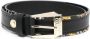 Versace Jeans Couture Zwarte Barok Print Riem met Logo Gesp 100 Black Heren - Thumbnail 3