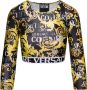 Versace Jeans Couture Multikleur Top met Versace Stijl Multicolor Dames - Thumbnail 1