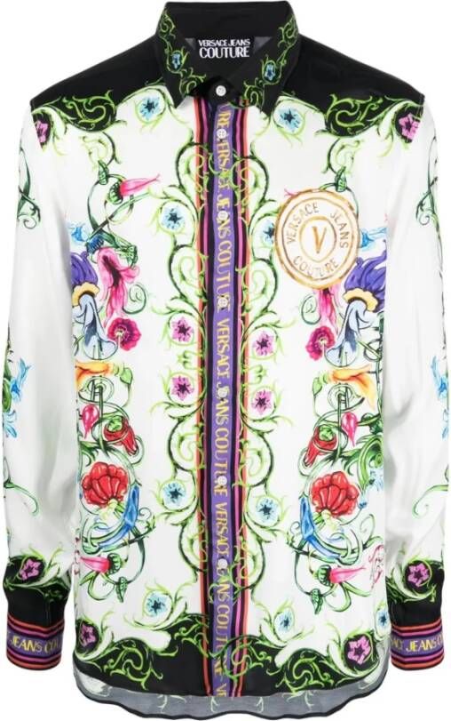 Versace Jeans Couture Bloemenoverhemd Meerkleurig Heren