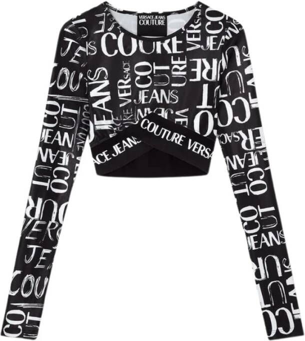Versace Jeans Couture Round-neck Knitwear Zwart Dames