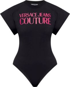 Versace Jeans Couture Body with logo Zwart Dames