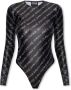 Versace Jeans Couture Zwarte Elegant Topwear voor Modieuze Vrouwen Black Dames - Thumbnail 3