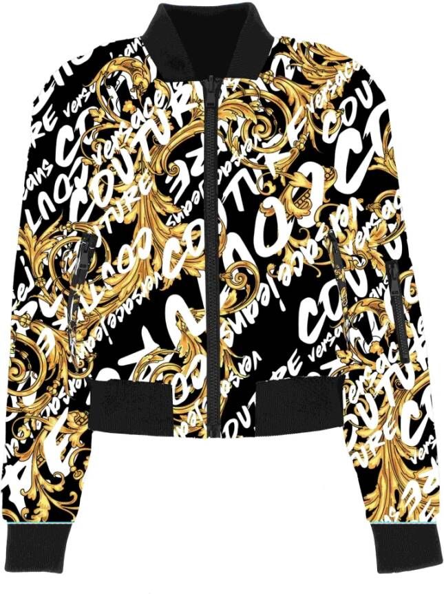 Versace Jeans Couture Bomber Jackets Geel Dames