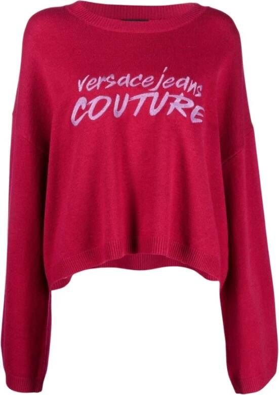 Versace Jeans Couture Borduurlogo Roze Dames