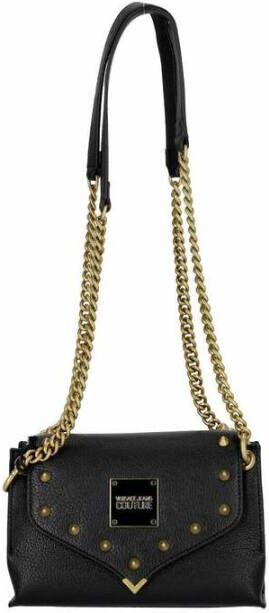 Versace Jeans Couture Borsa con doppi manici in maglia metallica anticata e borchie donna 73Va4Bea-Zs413 Nero Zwart Dames