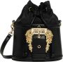 Versace Jeans Couture Zwarte tas met kettinghengsel en afneembare schouderband Black Dames - Thumbnail 5
