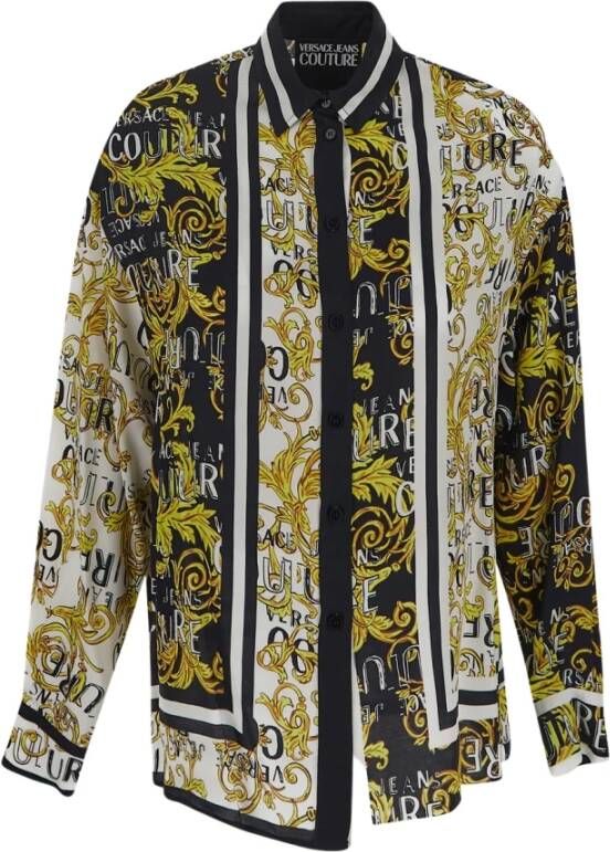Versace Jeans Couture Casual Overhemd Yellow Dames