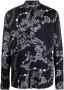 Versace Jeans Couture Zwarte Stijlvolle Overhemd voor Moderne Mannen Black Heren - Thumbnail 3