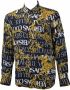 Versace Jeans Couture Camicia con bottoni fantasia barocca e logo uomo 73Gal2R0-Ns153 Nero Oro Zwart Heren - Thumbnail 2