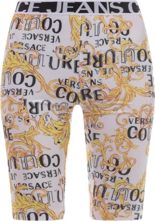 Versace Jeans Couture Casual Shorts Wit Dames