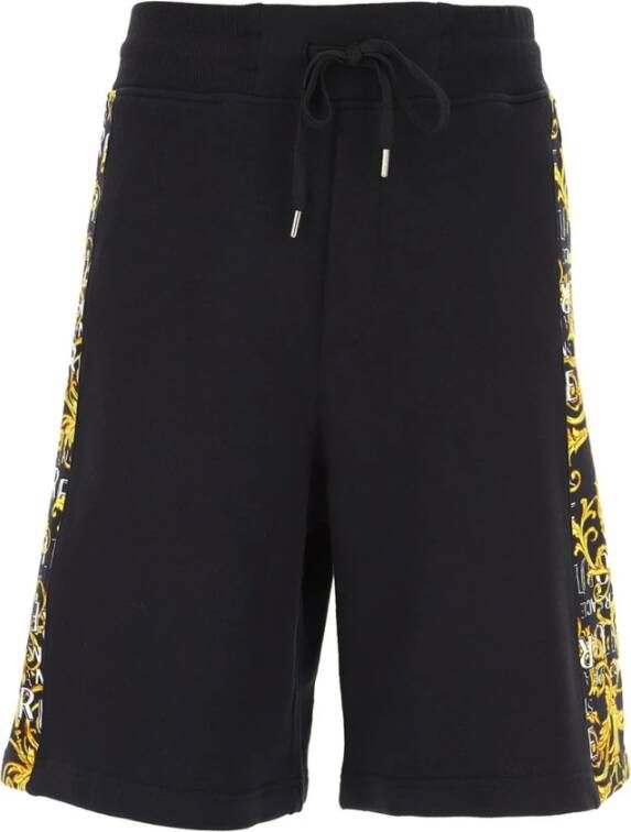 Versace Jeans Couture Hoge kwaliteit casual broeken voor heren Black Heren