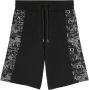 Versace Jeans Couture Barok Logo Couture Sweat Shorts Black Heren - Thumbnail 1