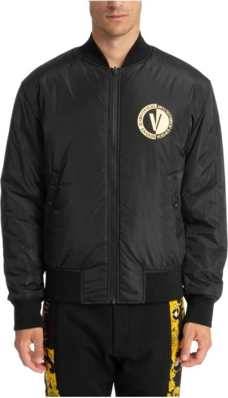 Versace Jeans Couture Chain Couture Bomber jacket Zwart Heren