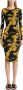 Versace Jeans Couture Stretch Viscose Midi Jurk met All-Over Logo Print Black Dames - Thumbnail 9