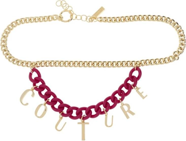 Versace Jeans Couture Chain-link belt Roze Dames