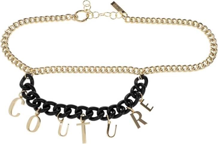 Versace Jeans Couture Chain-link belt Zwart Dames