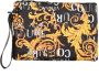 Versace Jeans Couture Zwarte Barok Print Clutch met Afneembare Logo Zak Black Heren - Thumbnail 3