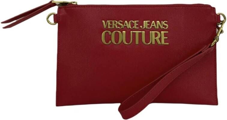 Versace Jeans Couture Clutch bag with removable and adjustable shoulder strap Rood Dames