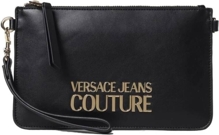 Versace Jeans Couture Slanke Envelop Clutch Black Dames