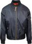 Versace Jeans Couture Zwarte Bomberjack met Uniek Logo Patroon op de Rug Black Heren - Thumbnail 1