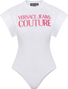 Versace Jeans Couture Cotton bodysuit Wit Dames