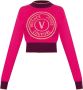 Versace Jeans Couture Elegante Gebreide Trui Upgrade Pink Dames - Thumbnail 1